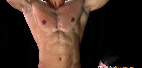  Hot Muscle Stud Submits to Hardcore BDSM Bondage Top - DreamBoyBondage.com